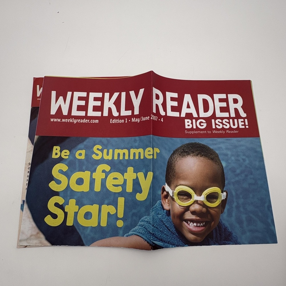 Vintage Weekly Reader Big Issue Magazine Lot 16 Weather Animals Science USA